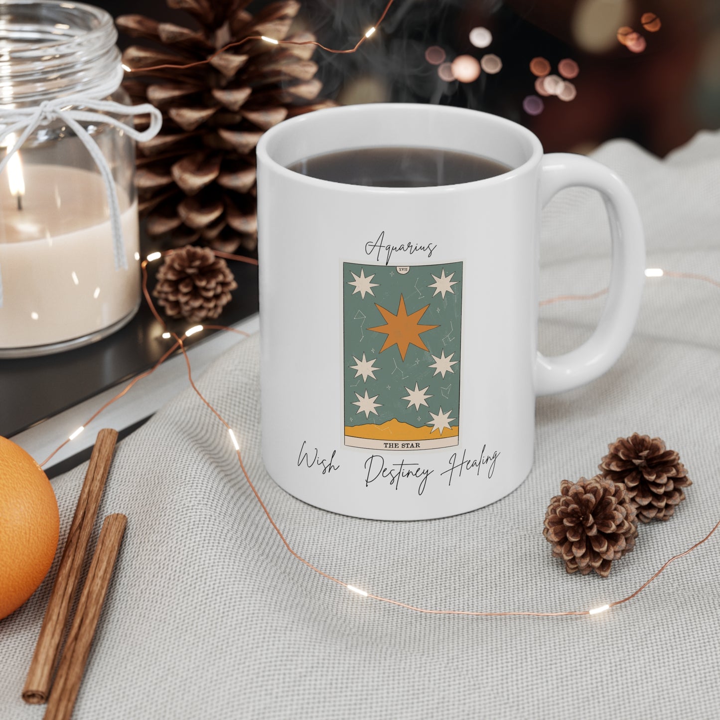 Star Card Ceramic Mug