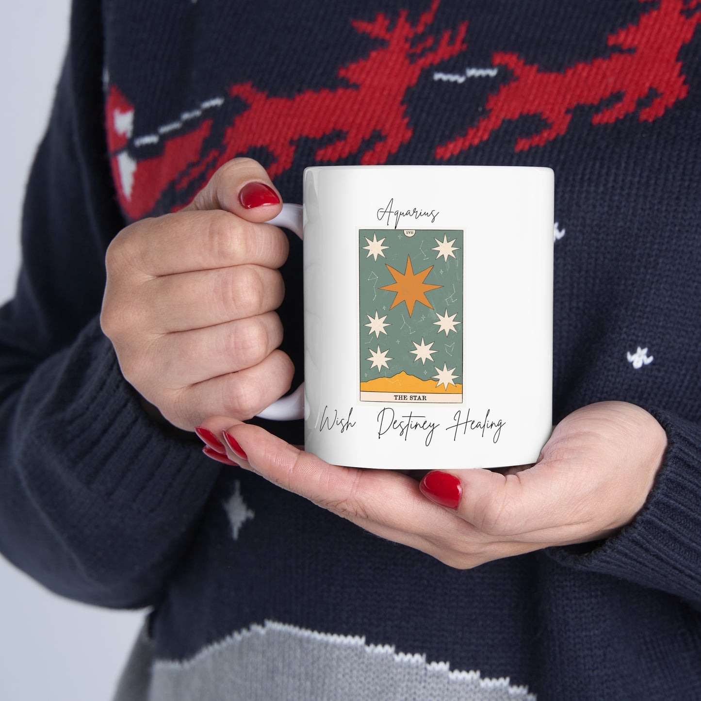 Star Card Ceramic Mug