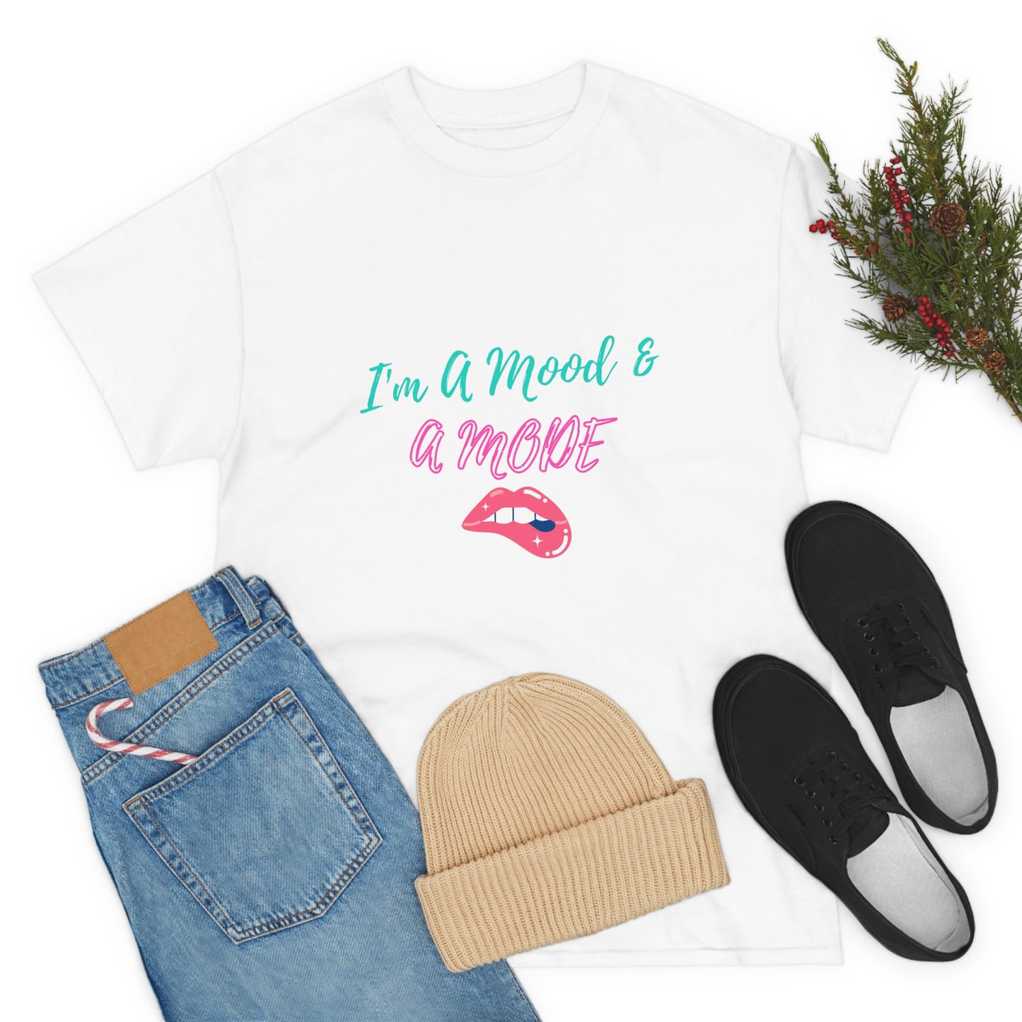 I'm A Mood & A Mode Unisex Heavy Cotton Tee