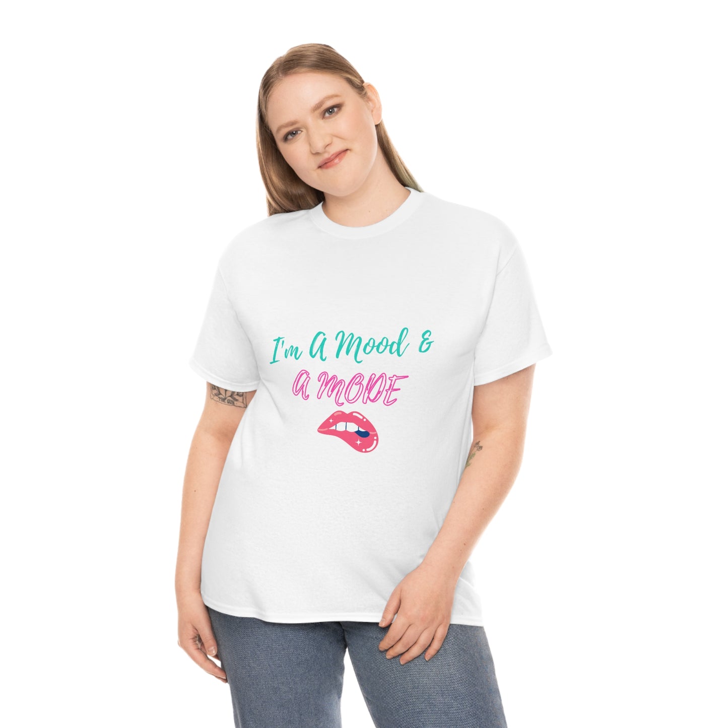 I'm A Mood & A Mode Unisex Heavy Cotton Tee