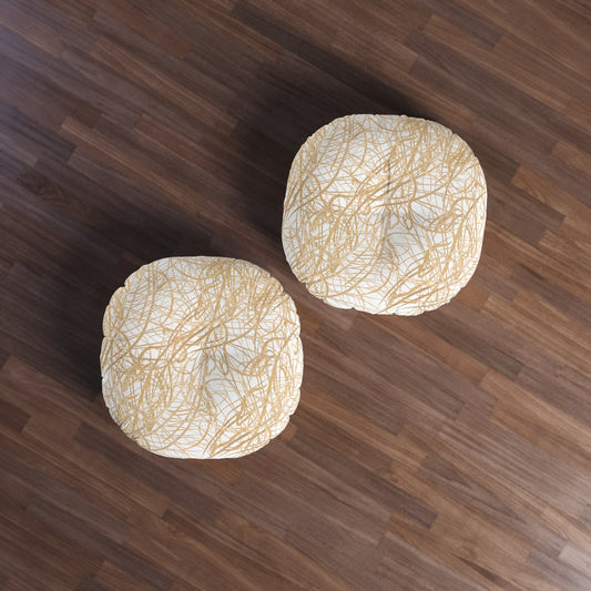 Tufted Floor Pillow, Round