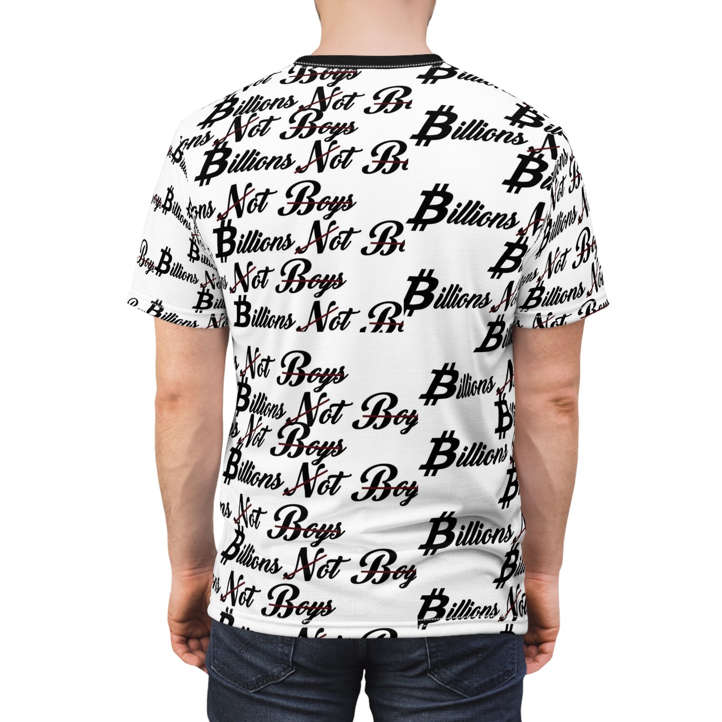 BNB Staple Print Three Unisex AOP Unisex Tee