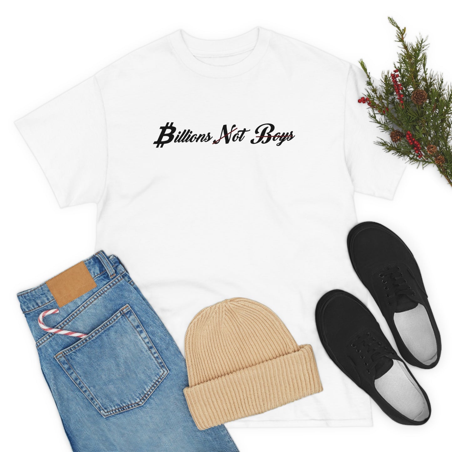 BNB Staple Print  One Unisex Heavy Cotton Tee