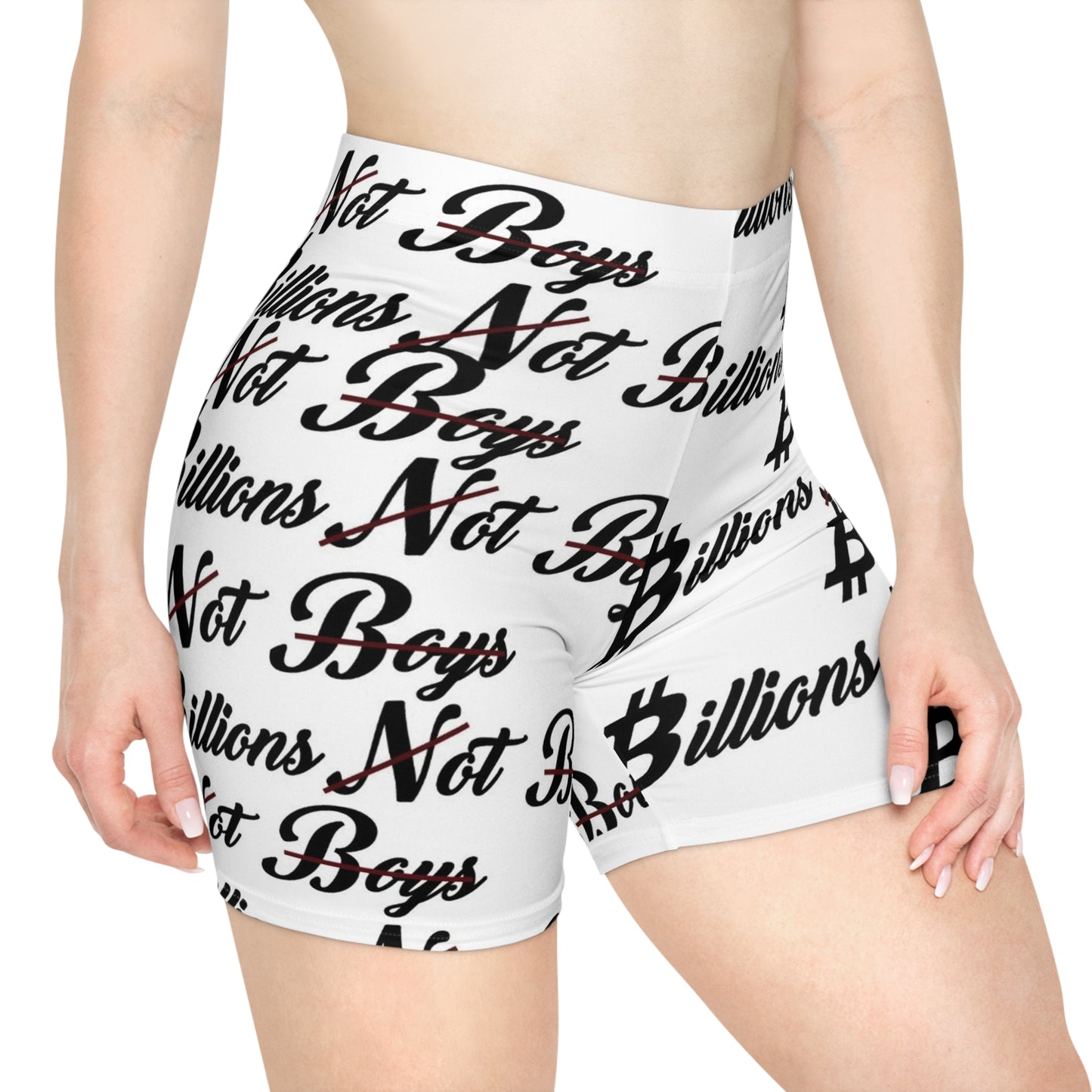 BNB Print Three Women's Biker Shorts