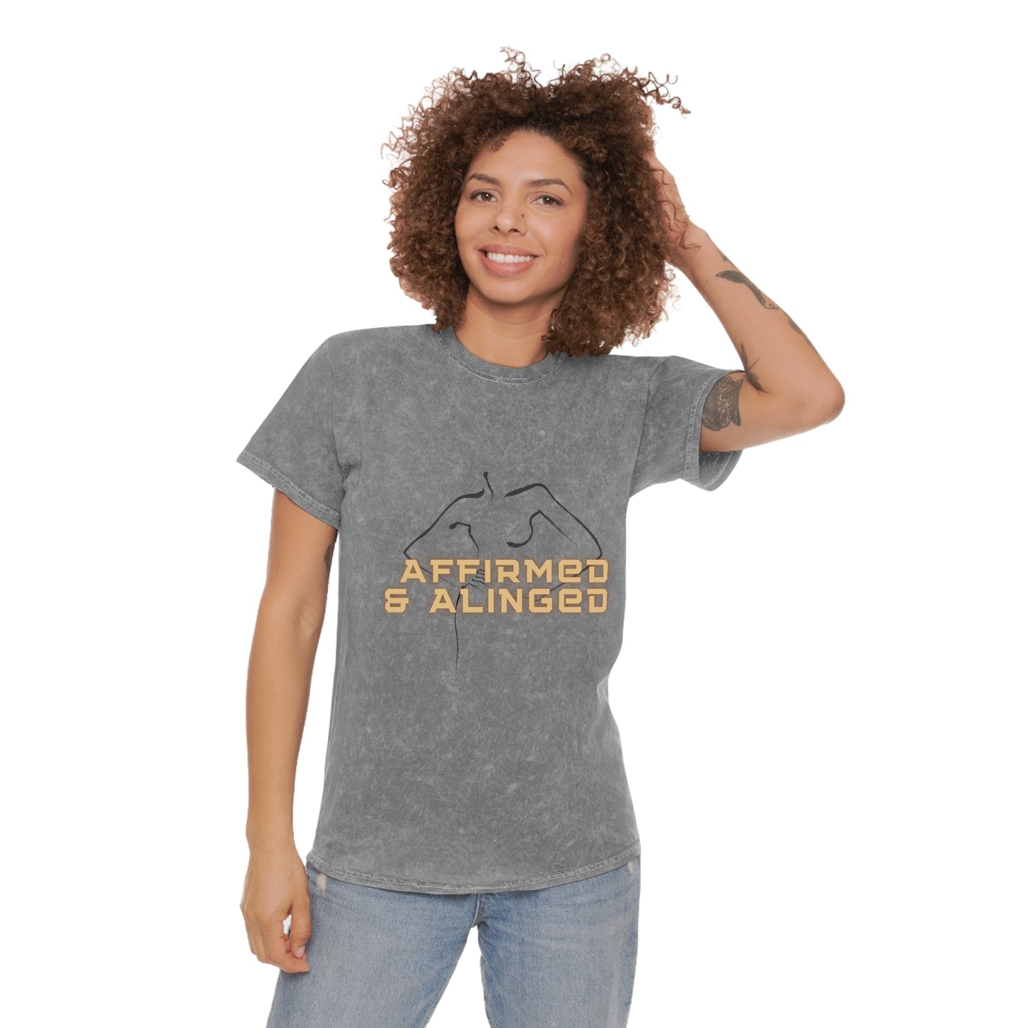 Affirmed & Aligned Unisex Mineral Wash T-Shirt