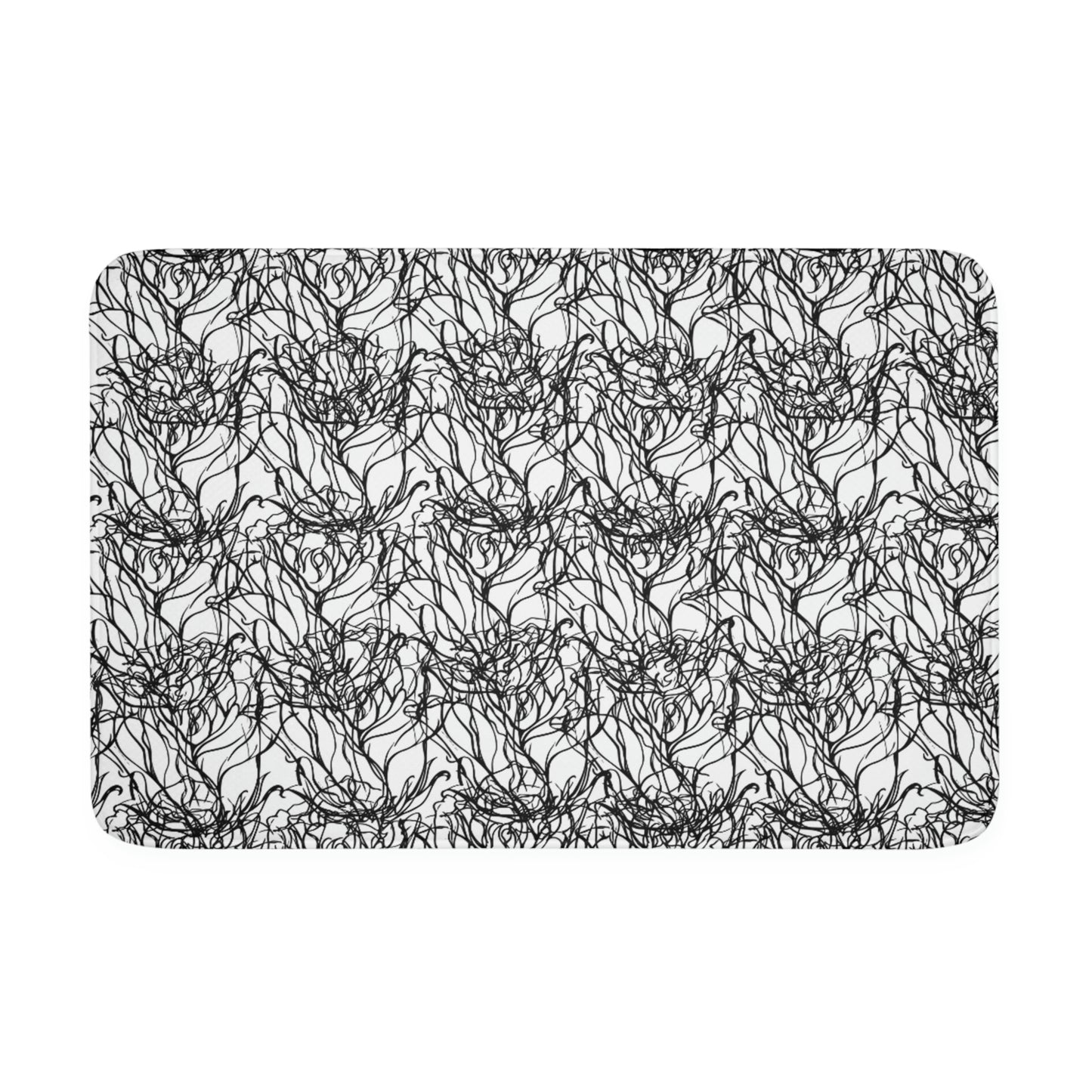 AV Print FIve Memory Foam Bath Mat