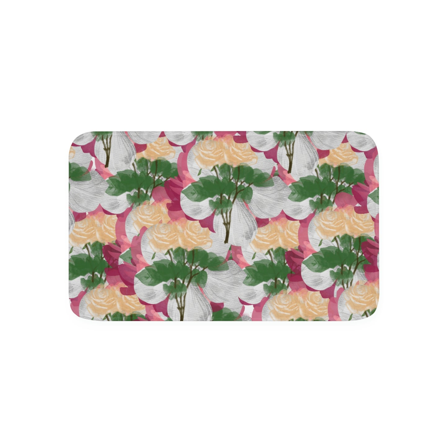 AV Print Two Memory Foam Bath Mat