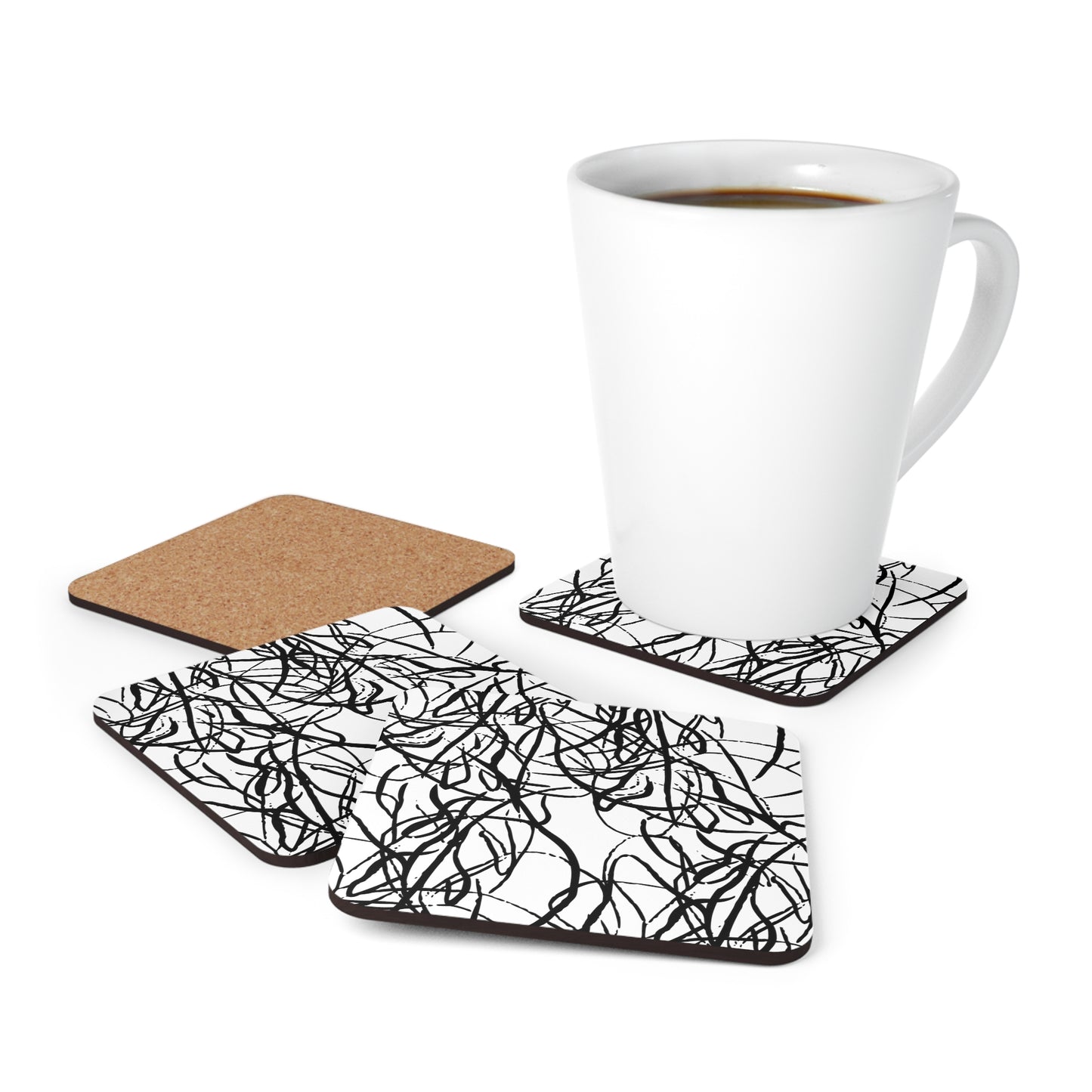 Corkwood Coaster Set