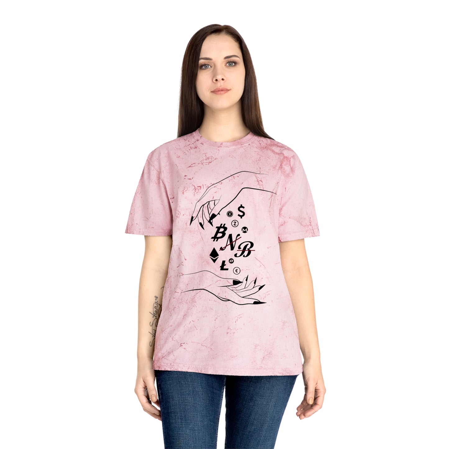 BNB Staple Print Two  Unisex Color Blast T-Shirt