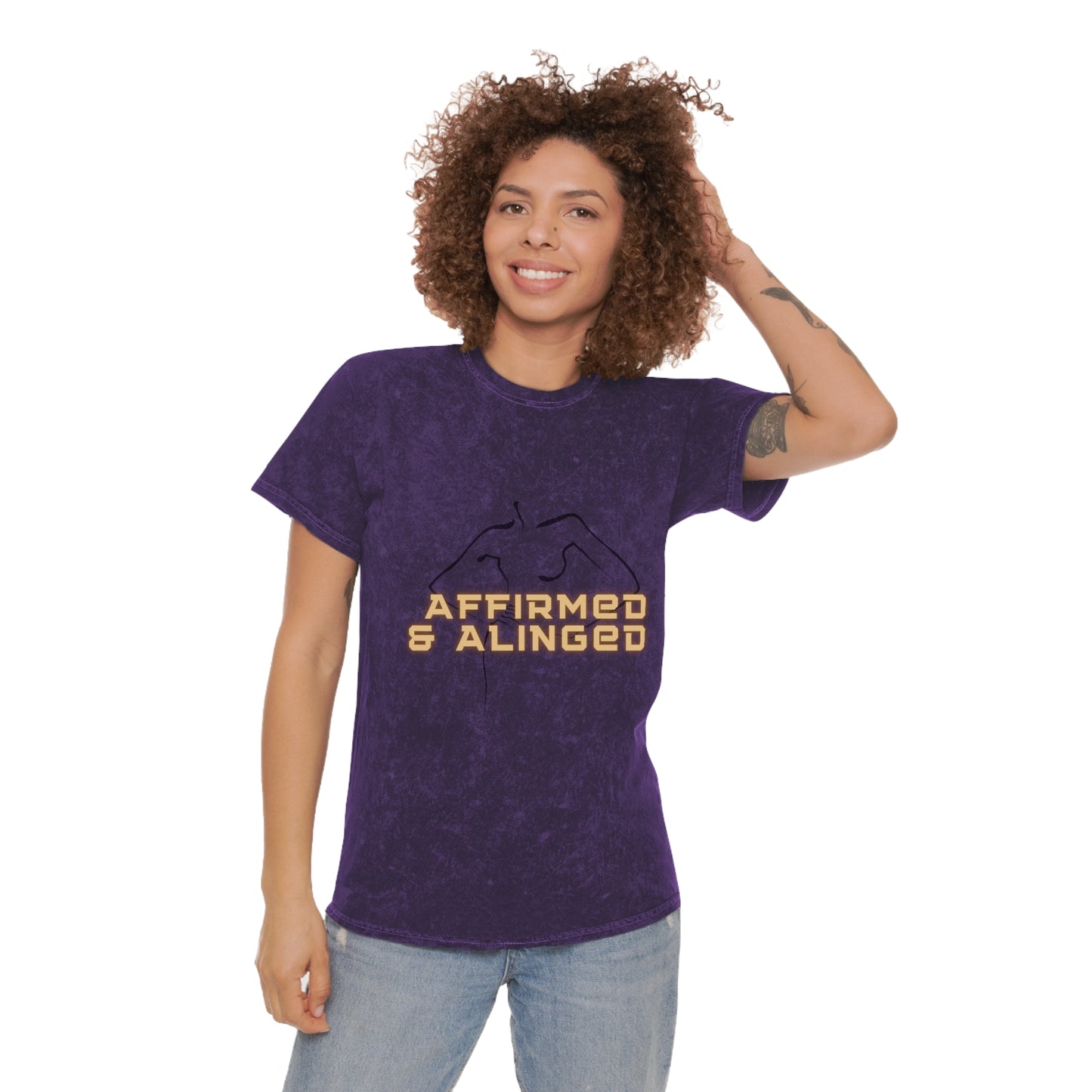 Affirmed & Aligned Unisex Mineral Wash T-Shirt