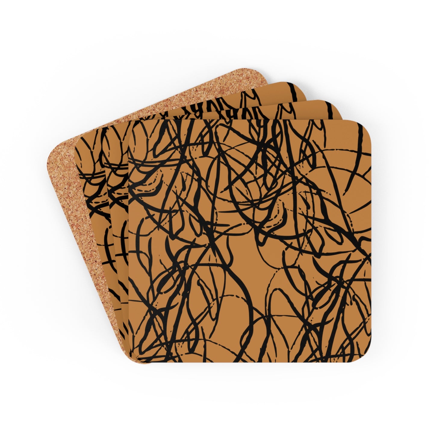 Corkwood Coaster Set