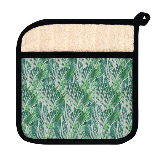 AV Print Six Pot Holder with Pocket