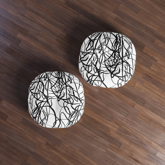 Tufted Floor Pillow, Round