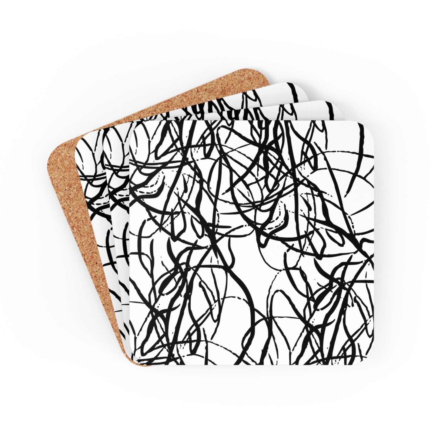 Corkwood Coaster Set