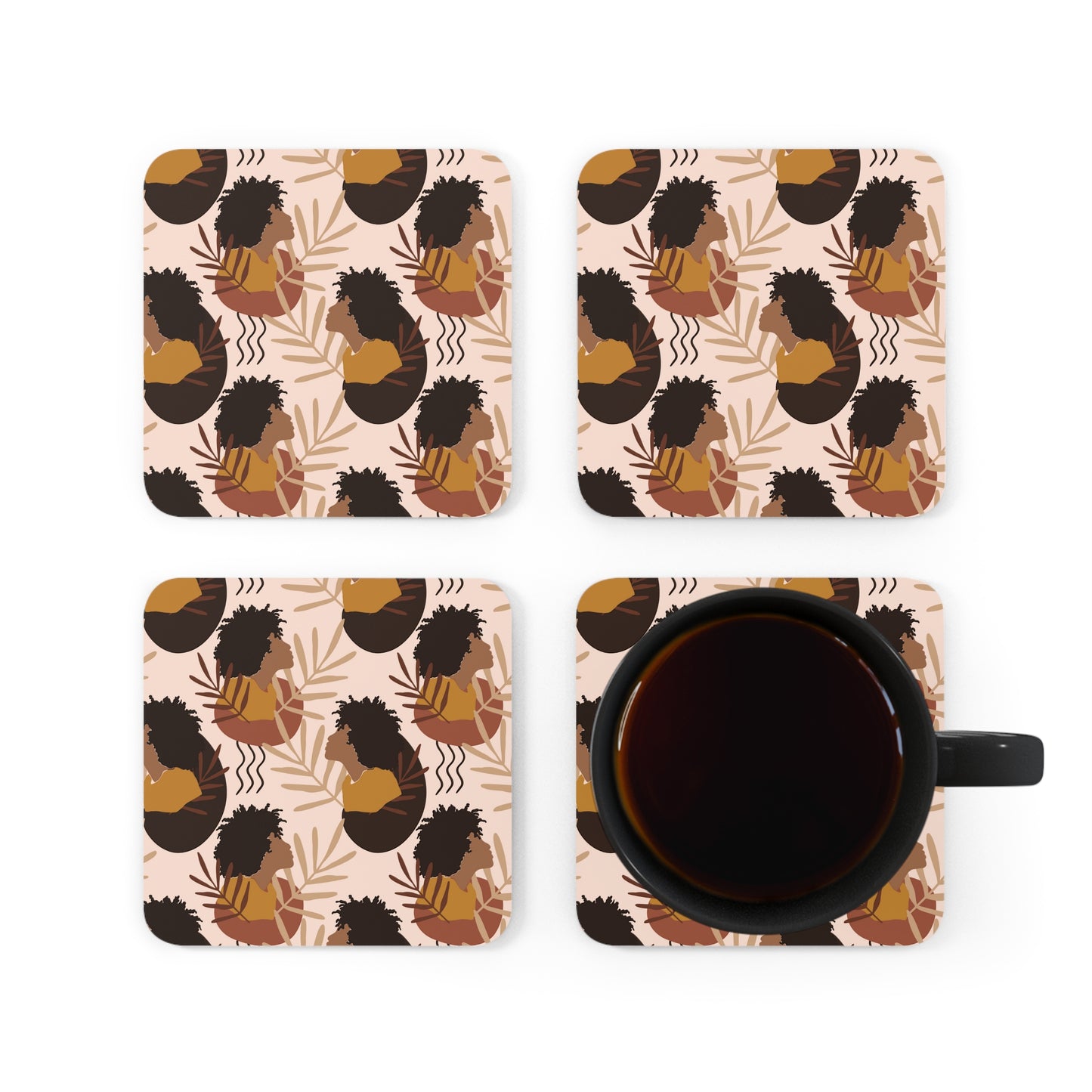 Corkwood Coaster Set