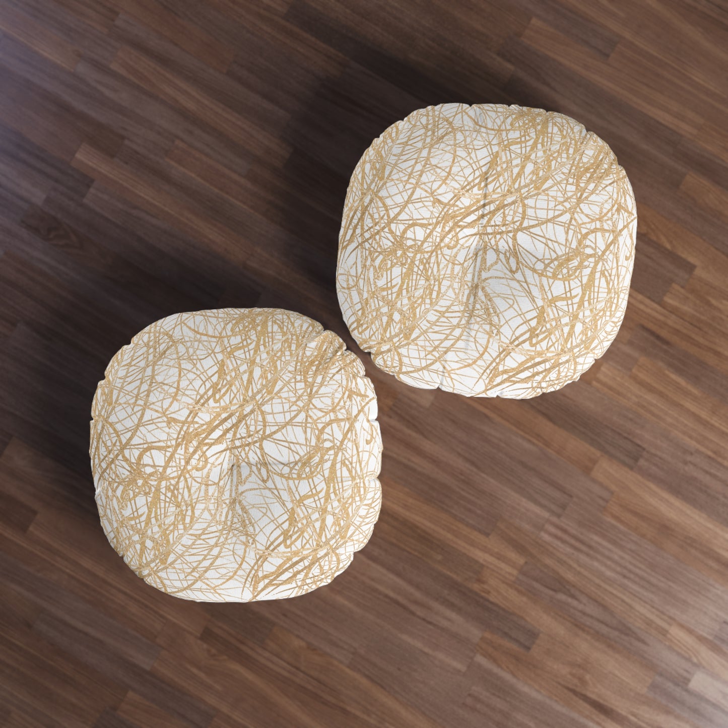 Tufted Floor Pillow, Round