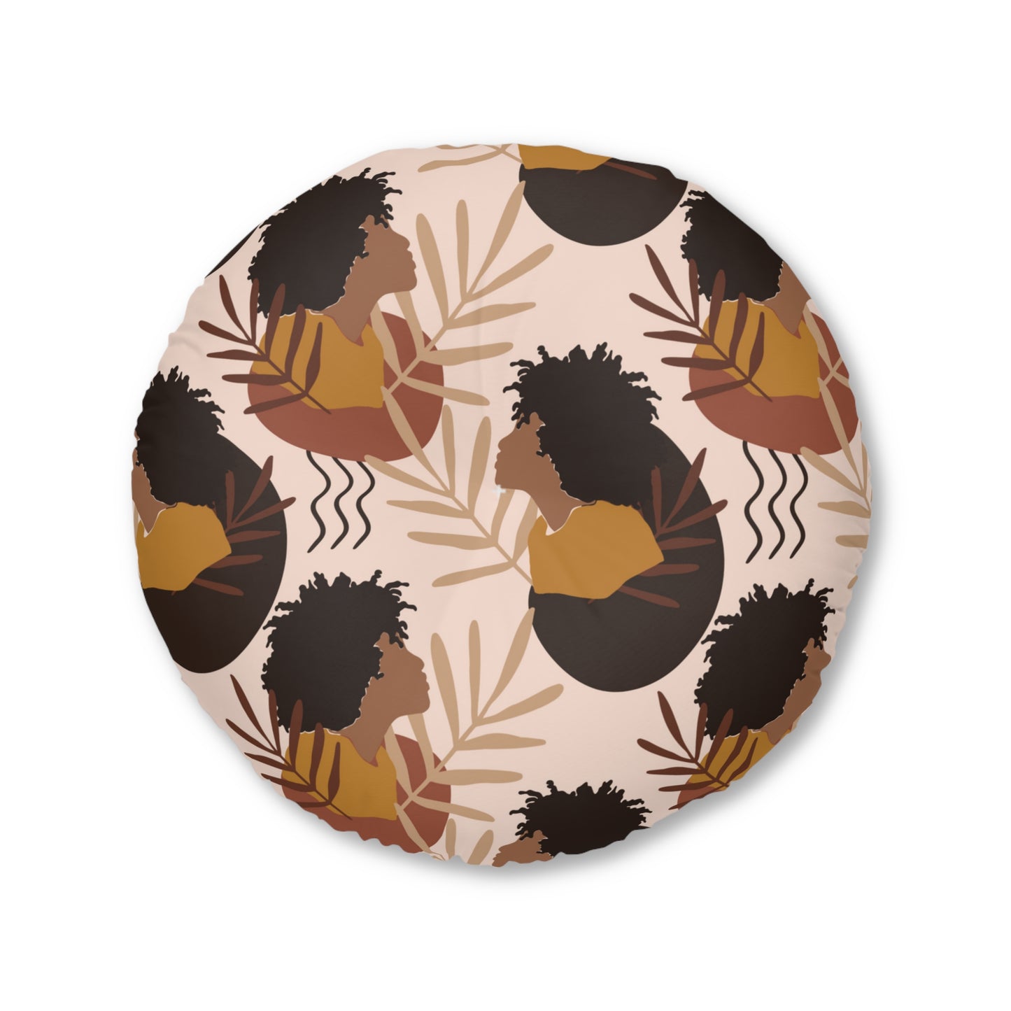 Tufted Floor Pillow, Round