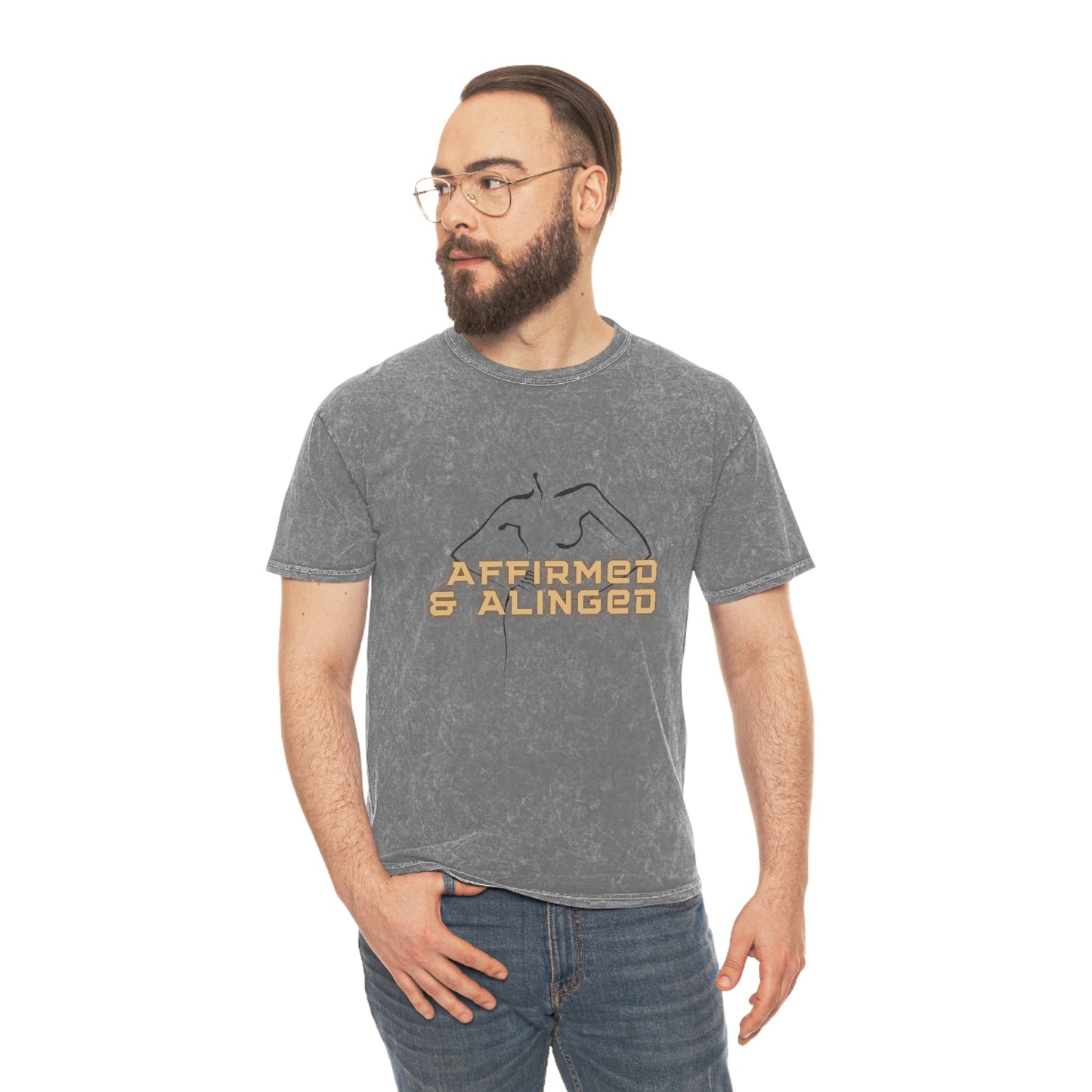 Affirmed & Aligned Unisex Mineral Wash T-Shirt