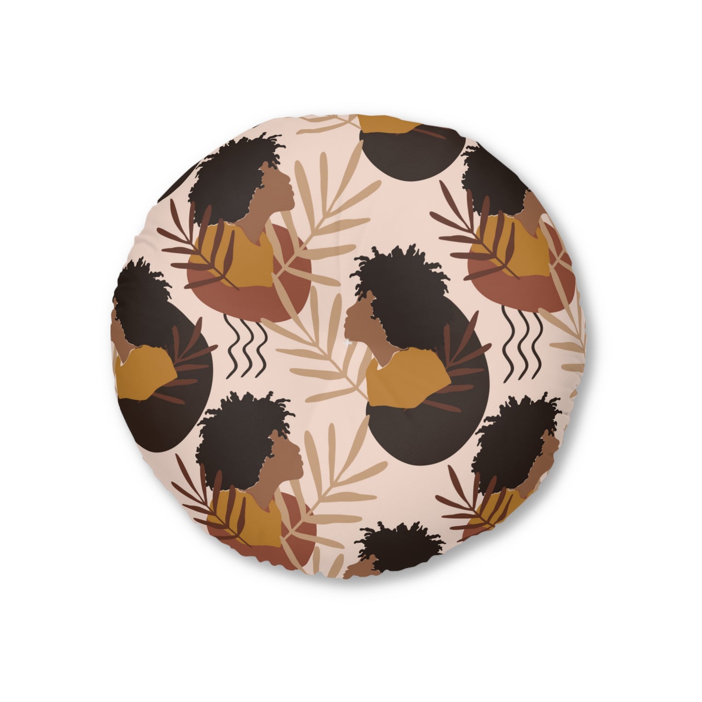 Tufted Floor Pillow, Round