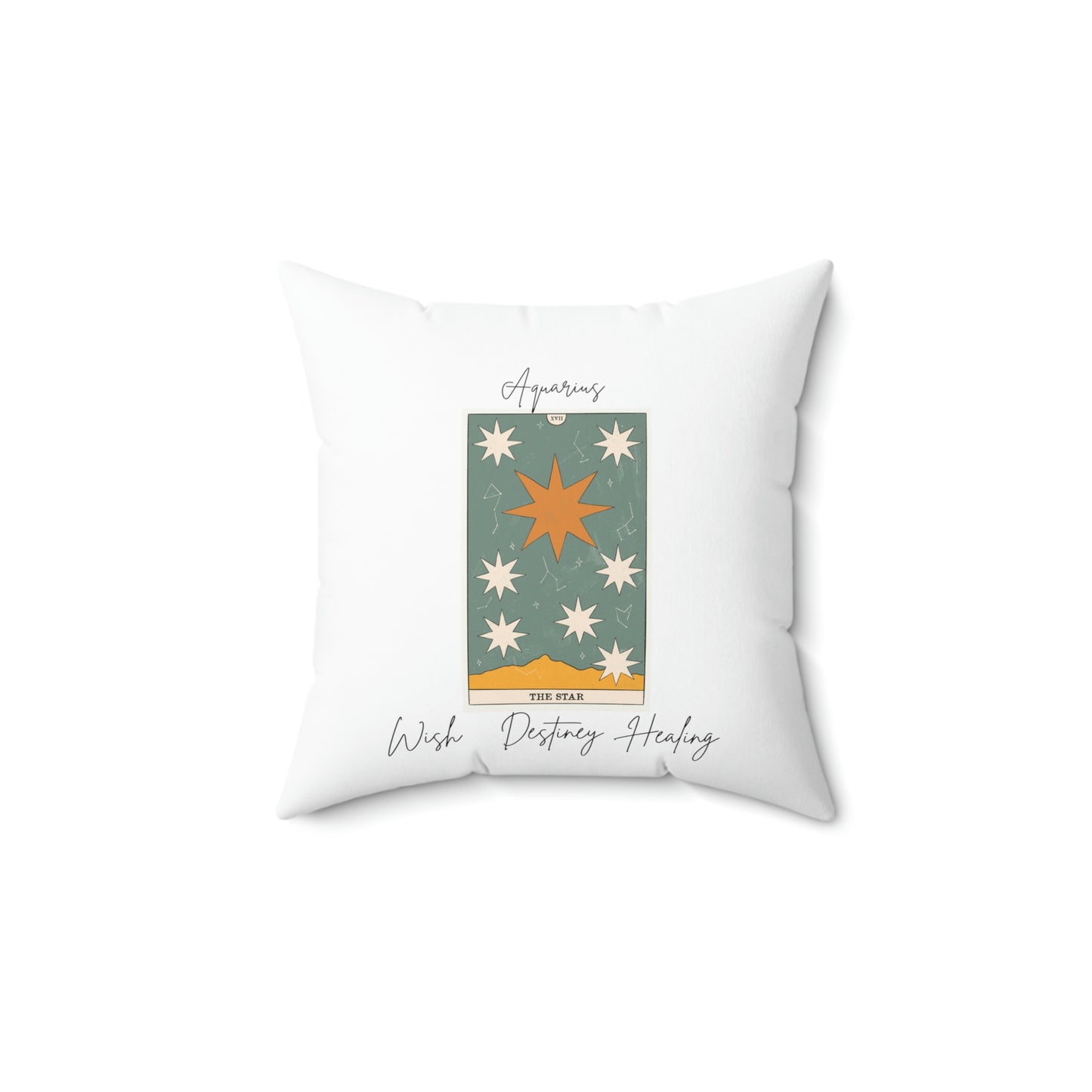 Star Card Decorative Pillow