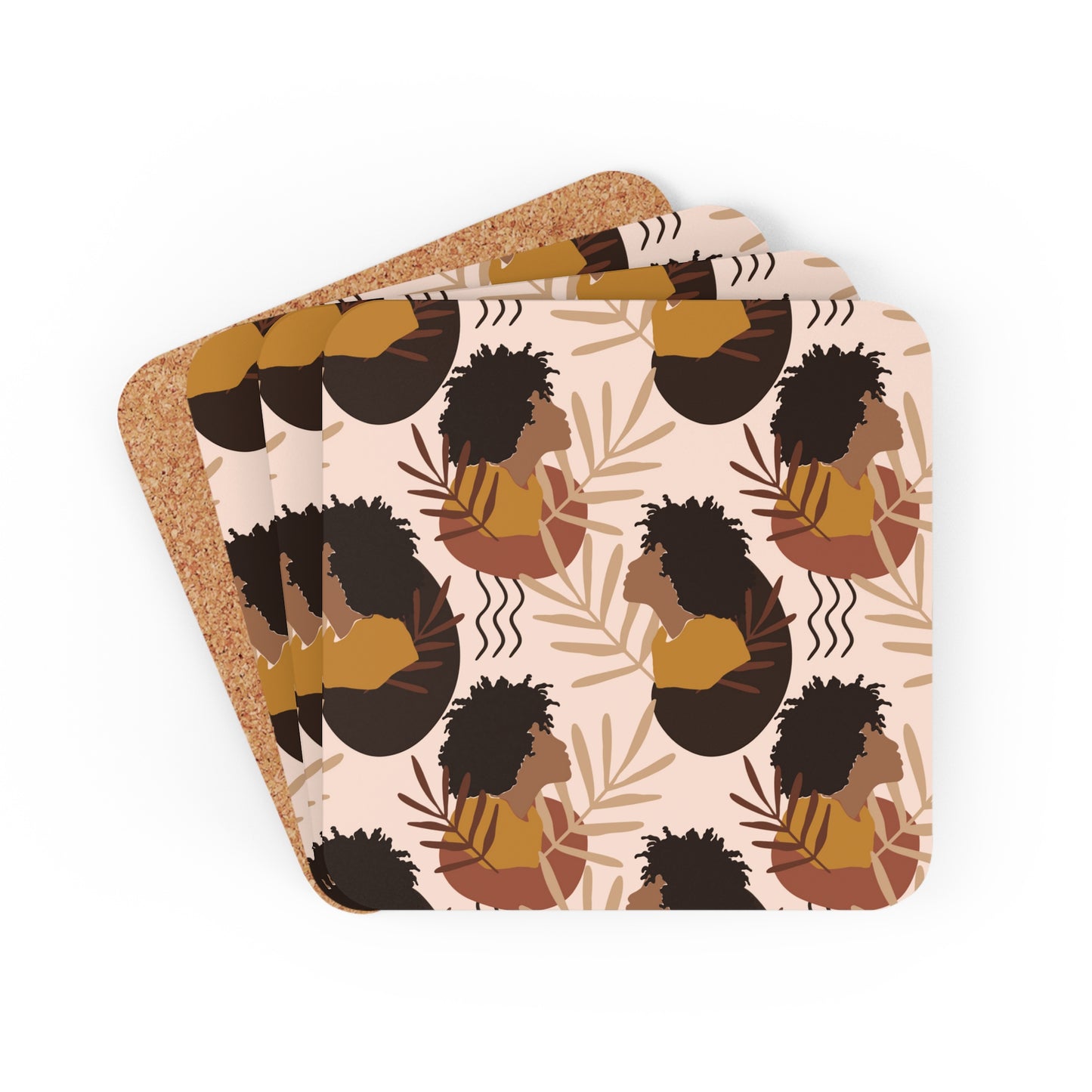 Corkwood Coaster Set