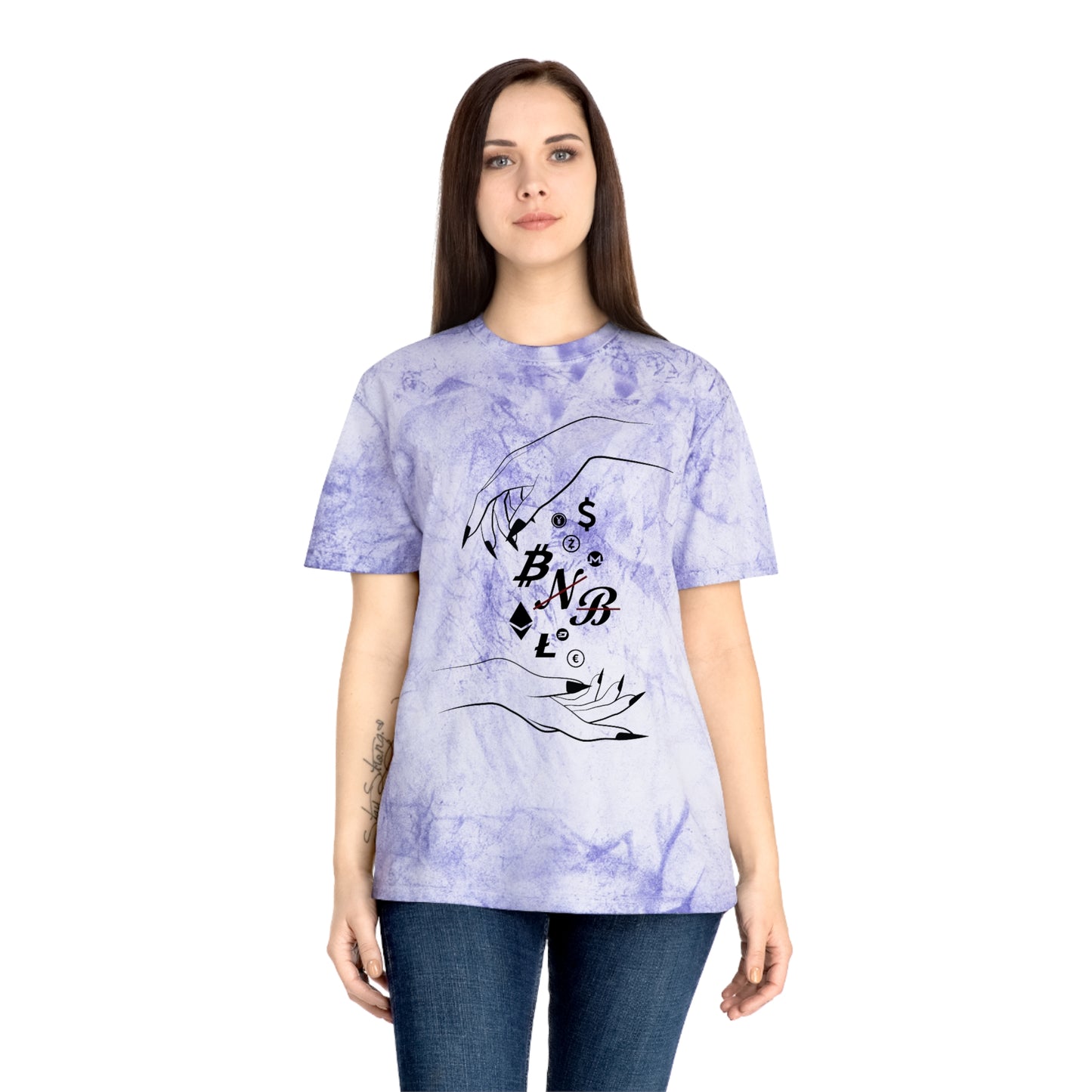 BNB Staple Print Two  Unisex Color Blast T-Shirt