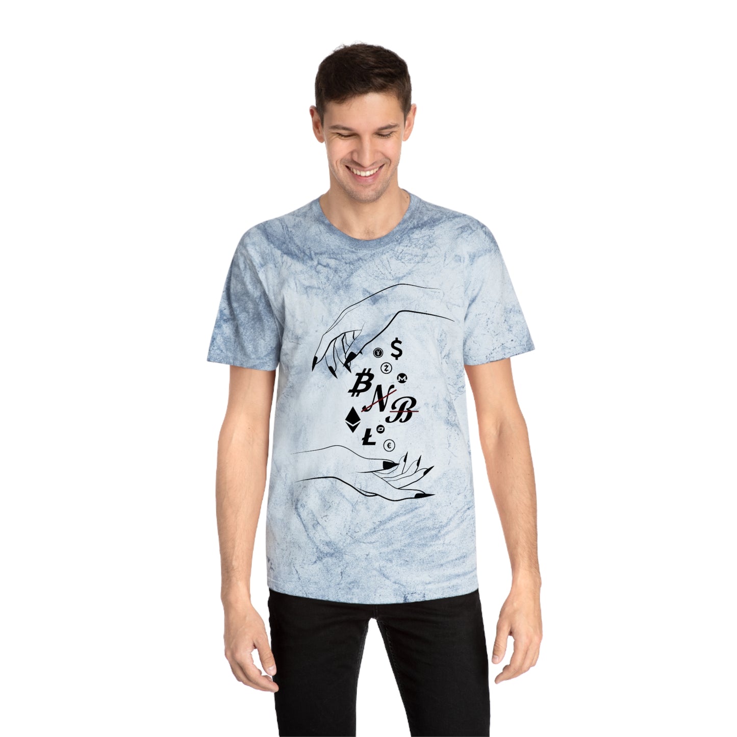 BNB Staple Print Two  Unisex Color Blast T-Shirt