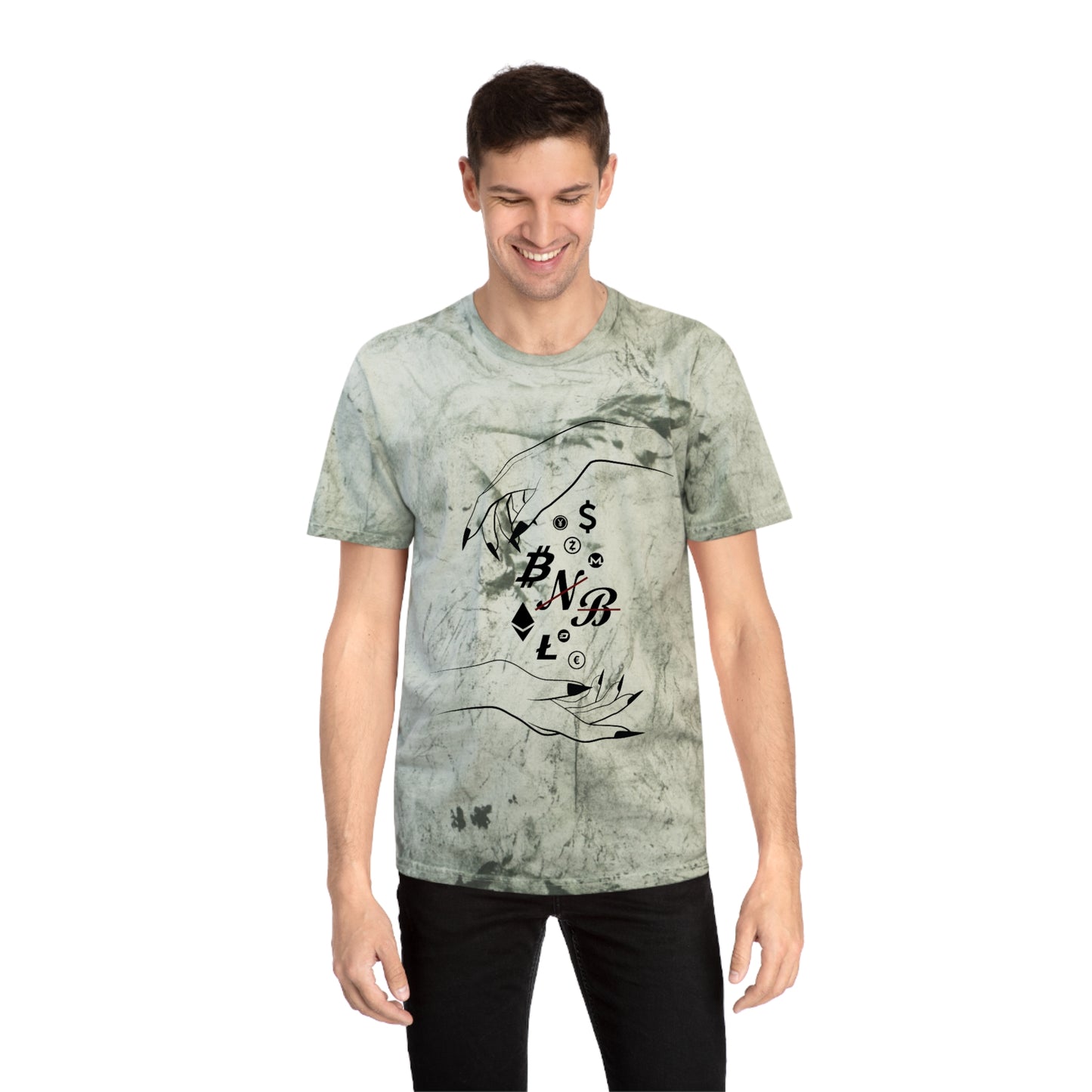 BNB Staple Print Two  Unisex Color Blast T-Shirt