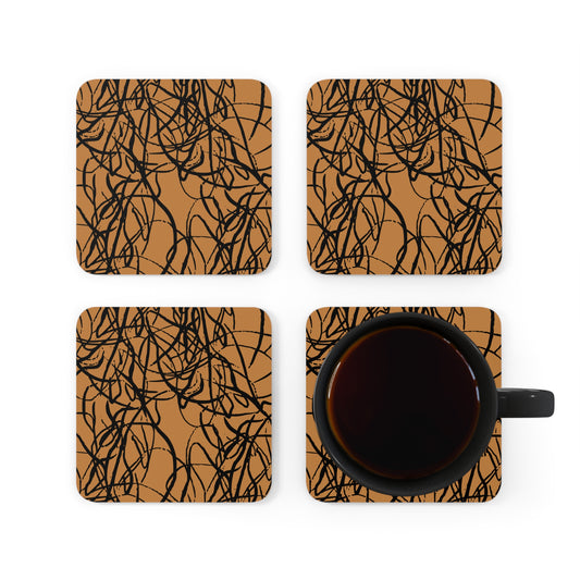 Corkwood Coaster Set