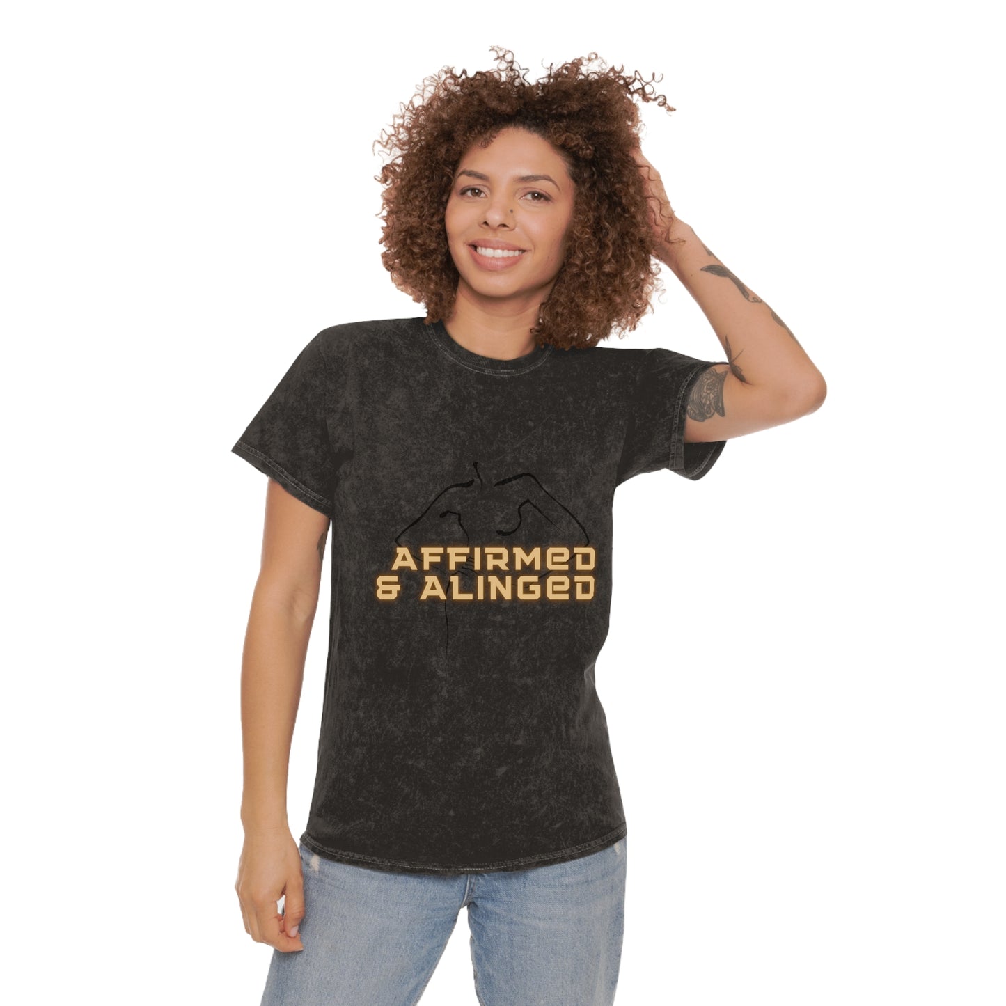 Affirmed & Aligned Unisex Mineral Wash T-Shirt