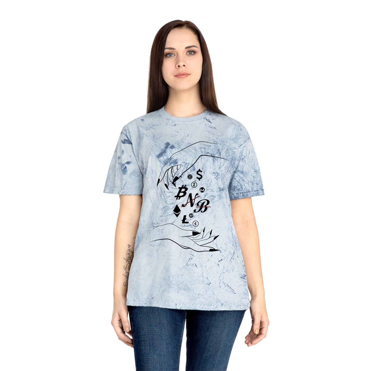 BNB Staple Print Two  Unisex Color Blast T-Shirt