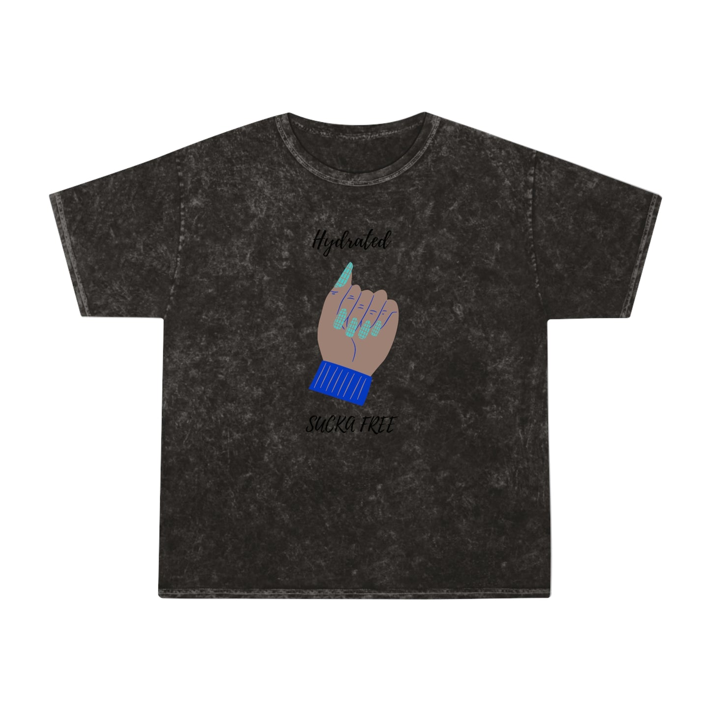 Hydrated & Sucka Free Unisex Mineral Wash T-Shirt