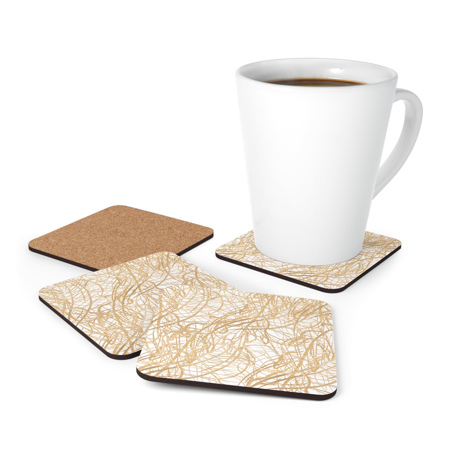 Corkwood Coaster Set