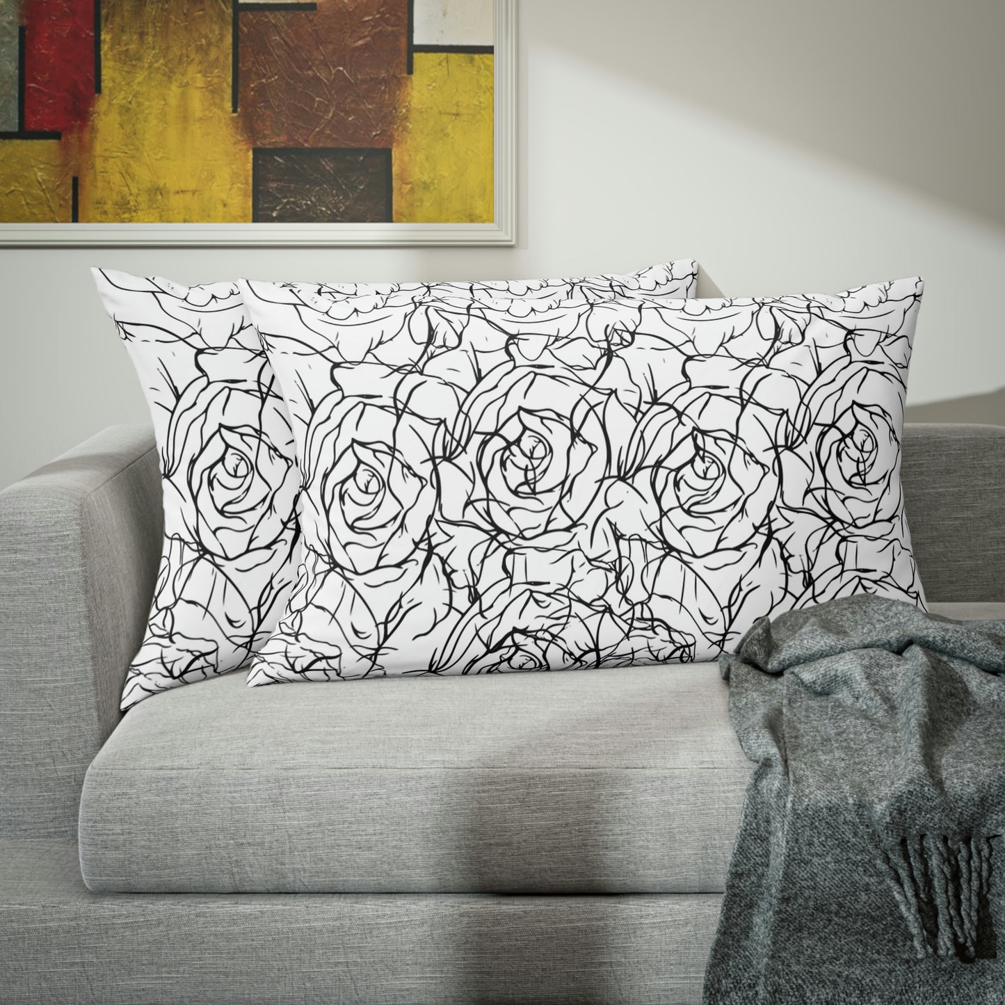 AV Print Three Pillow Sham