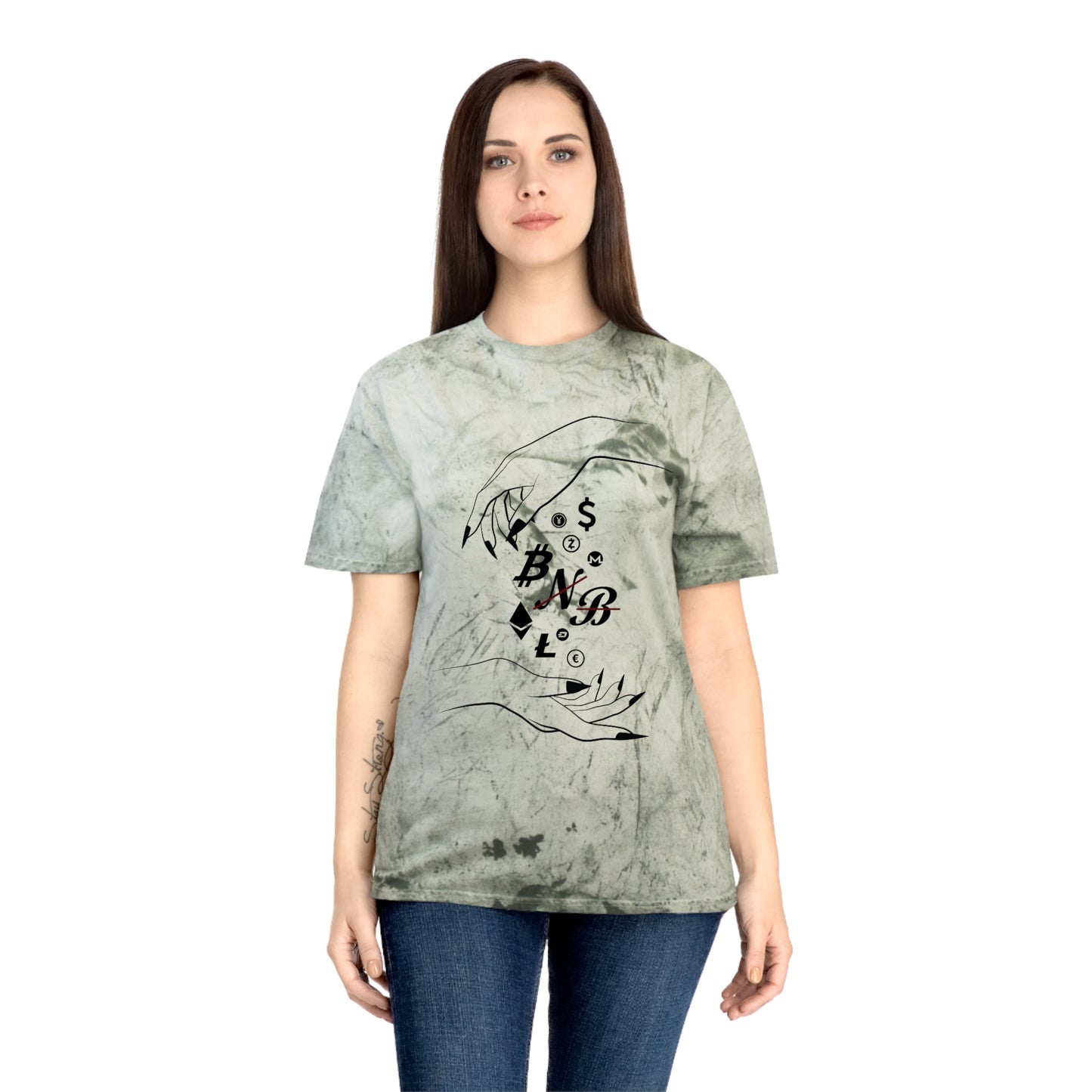 BNB Staple Print Two  Unisex Color Blast T-Shirt