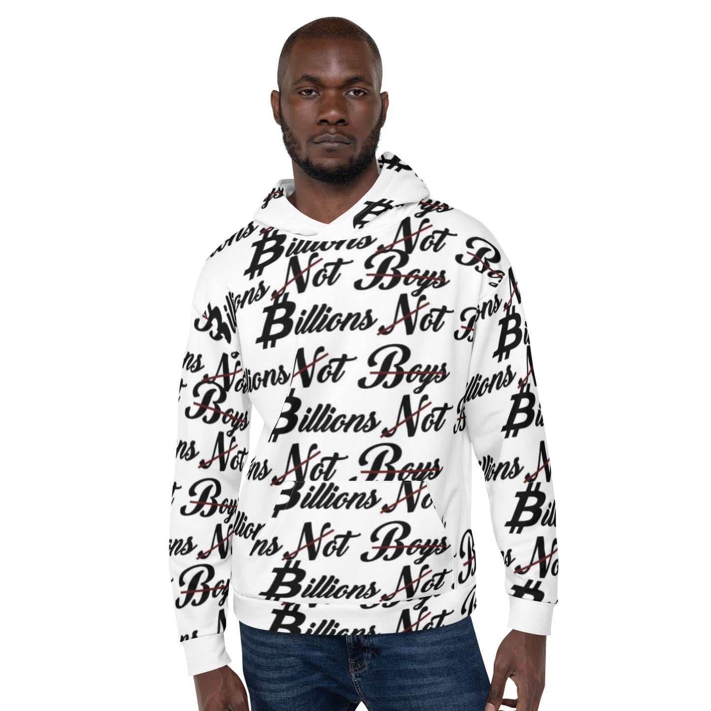 BNB Staple Print Three AOP Unisex Hoodie