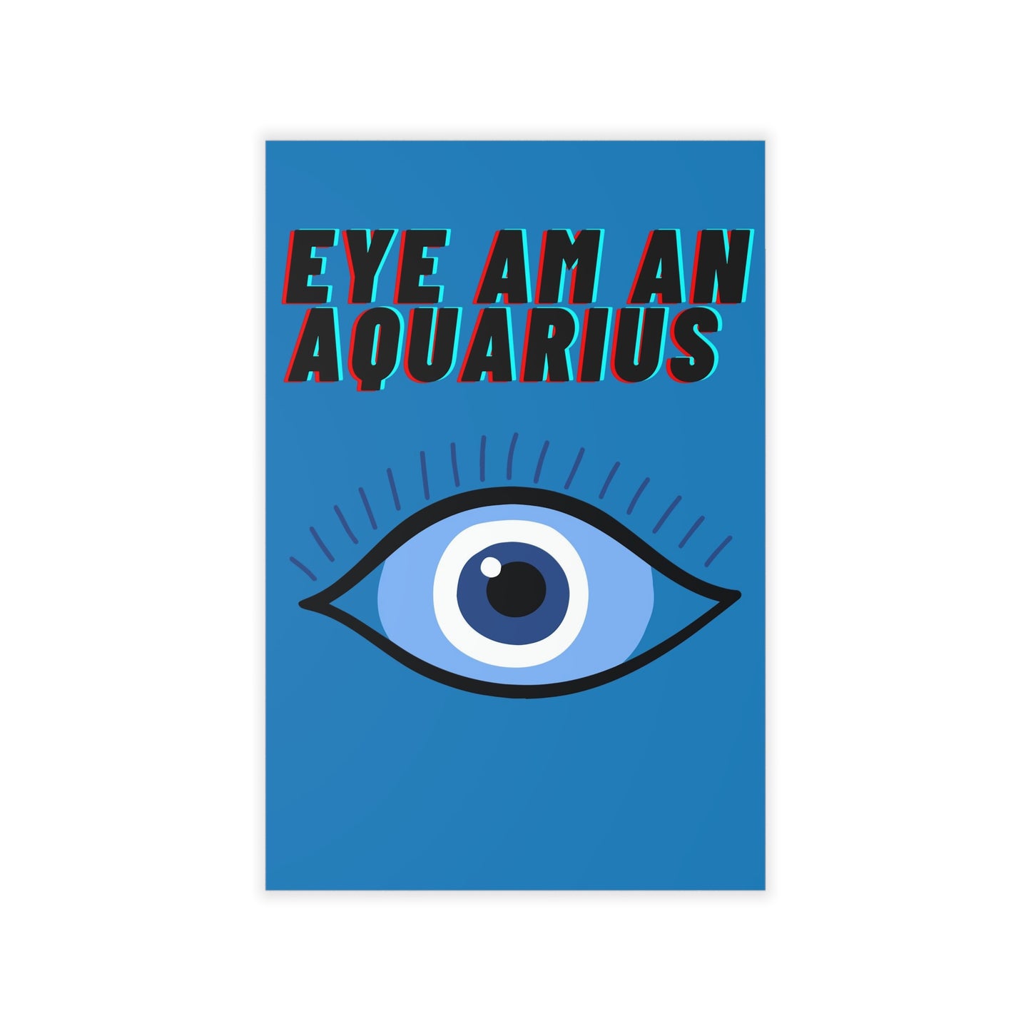 Eye Am An Aquarius Wall Decals