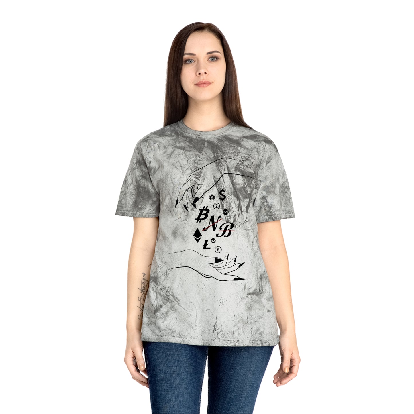 BNB Staple Print Two  Unisex Color Blast T-Shirt