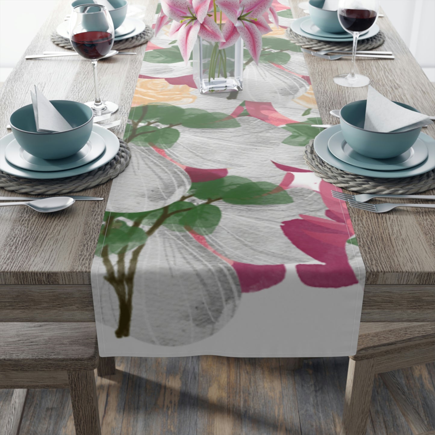 AV Print Two Table Runner (Cotton, Poly)