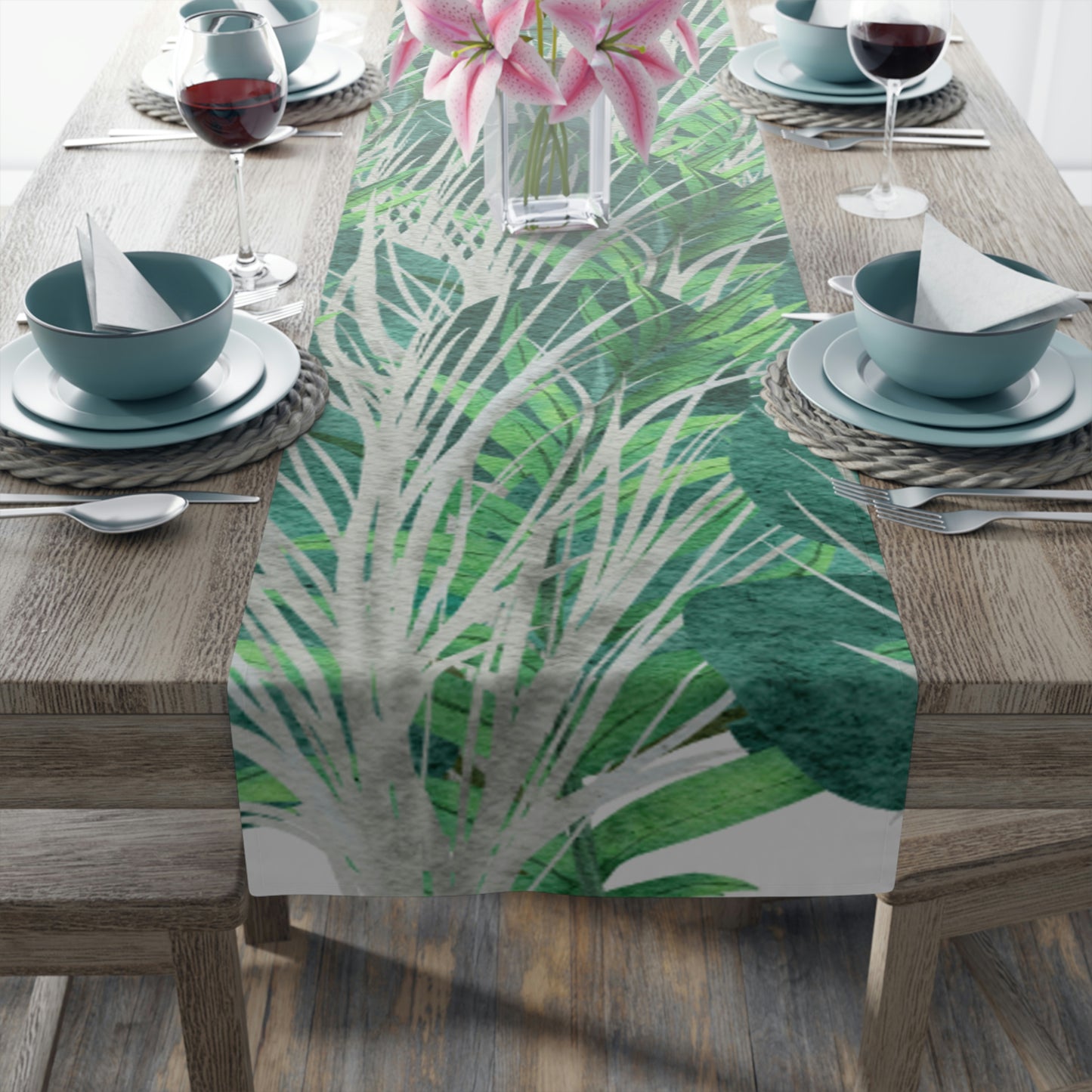 AV Print Six Table Runner (Cotton, Poly)