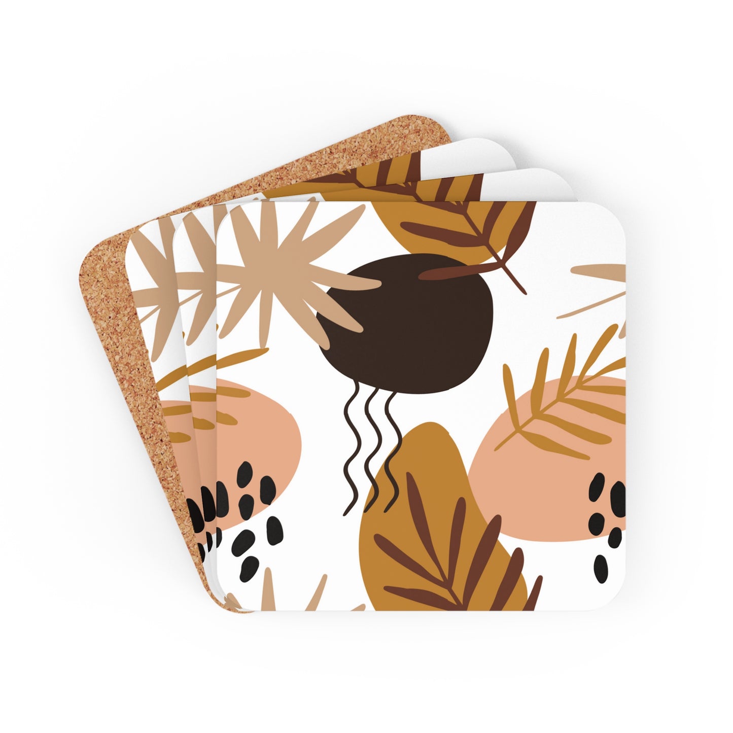 Corkwood Coaster Set