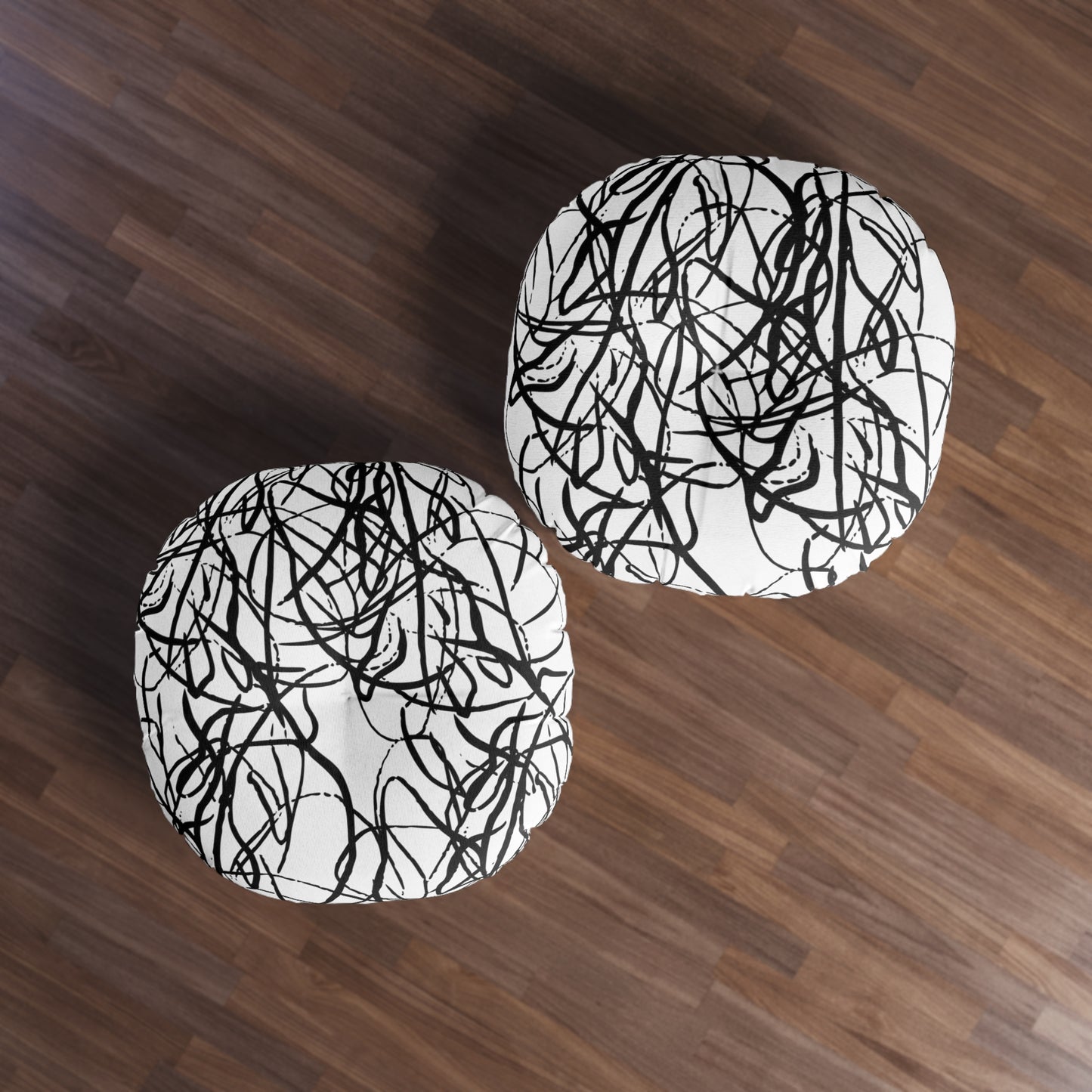 Tufted Floor Pillow, Round