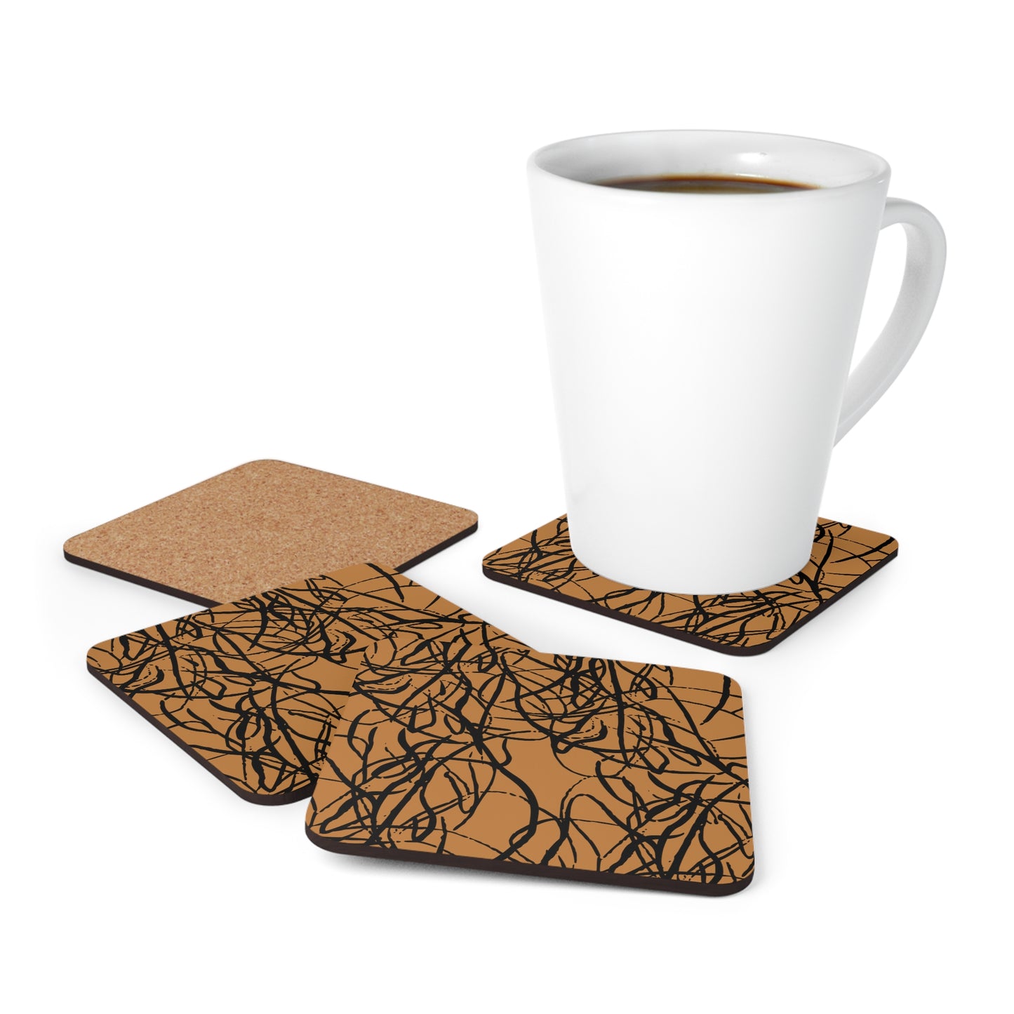 Corkwood Coaster Set