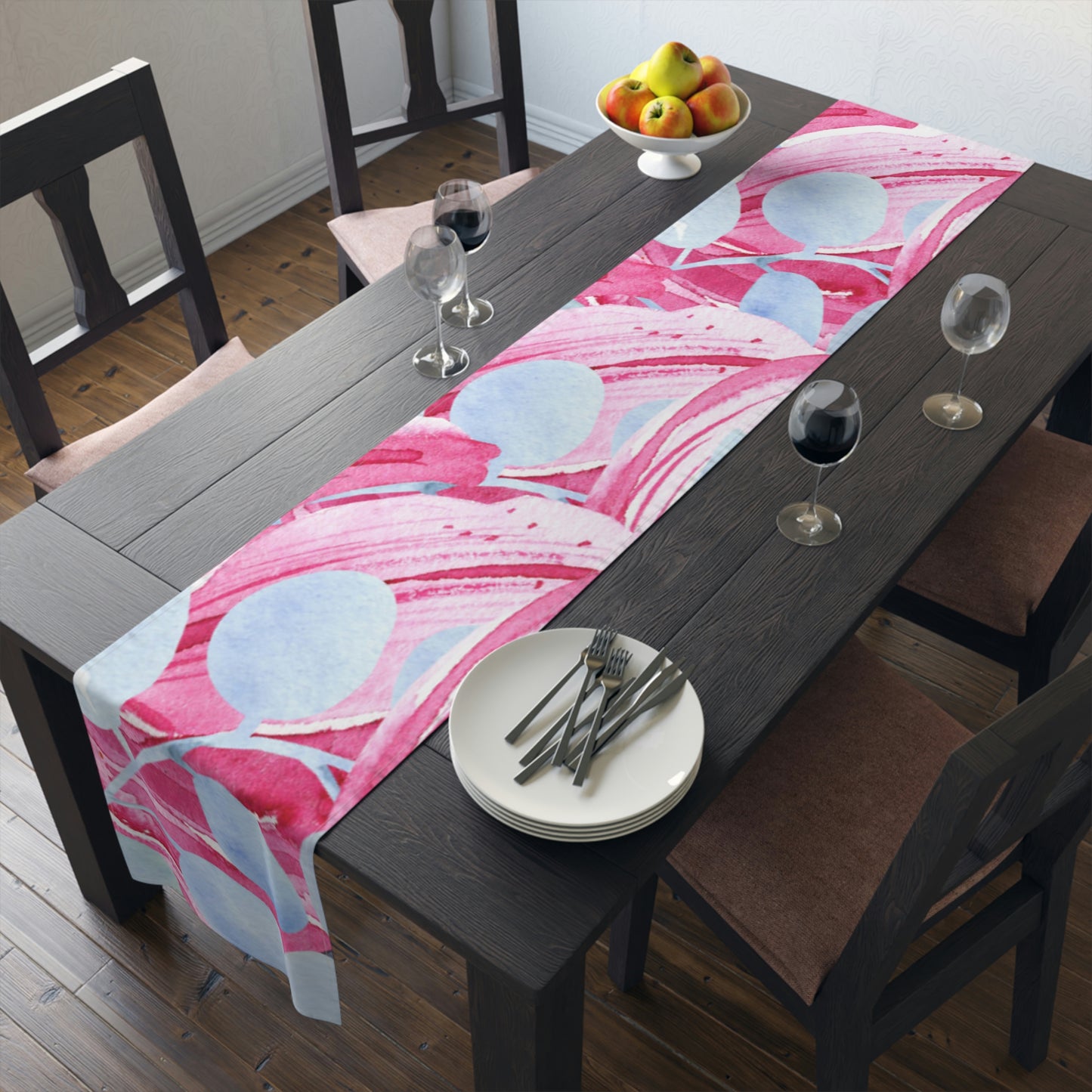 AV Print Four Table Runner (Cotton, Poly)