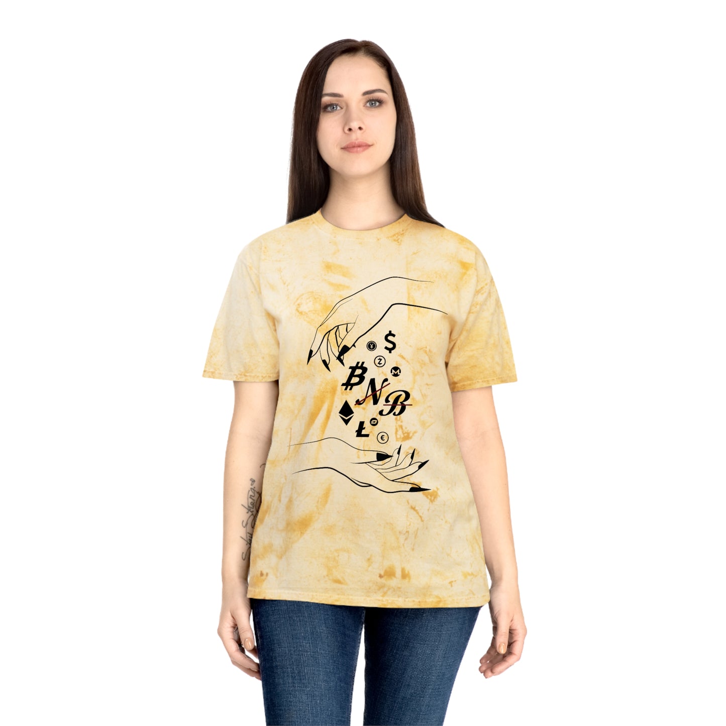 BNB Staple Print Two  Unisex Color Blast T-Shirt