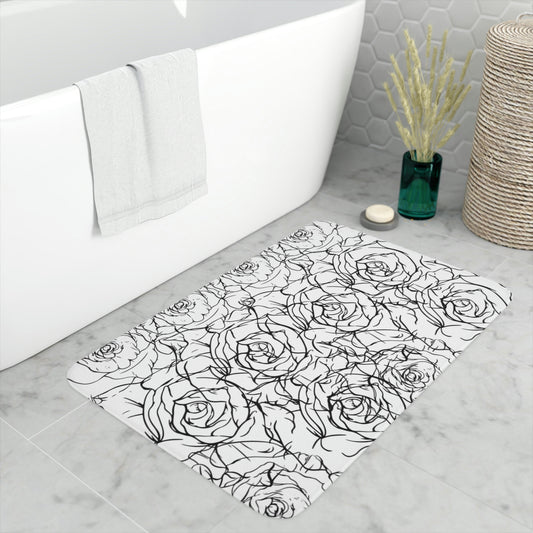 AV Print Three Memory Foam Bath Mat