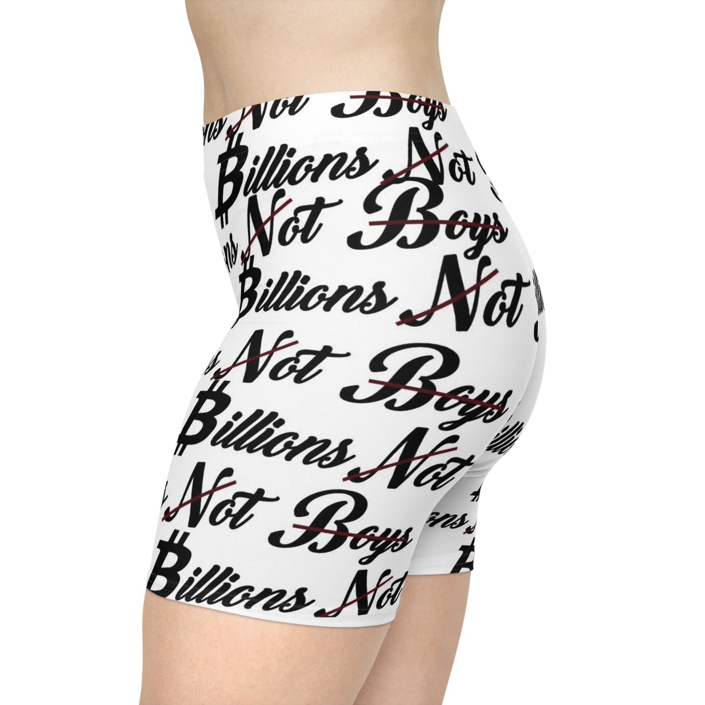 BNB Print Three Women's Biker Shorts